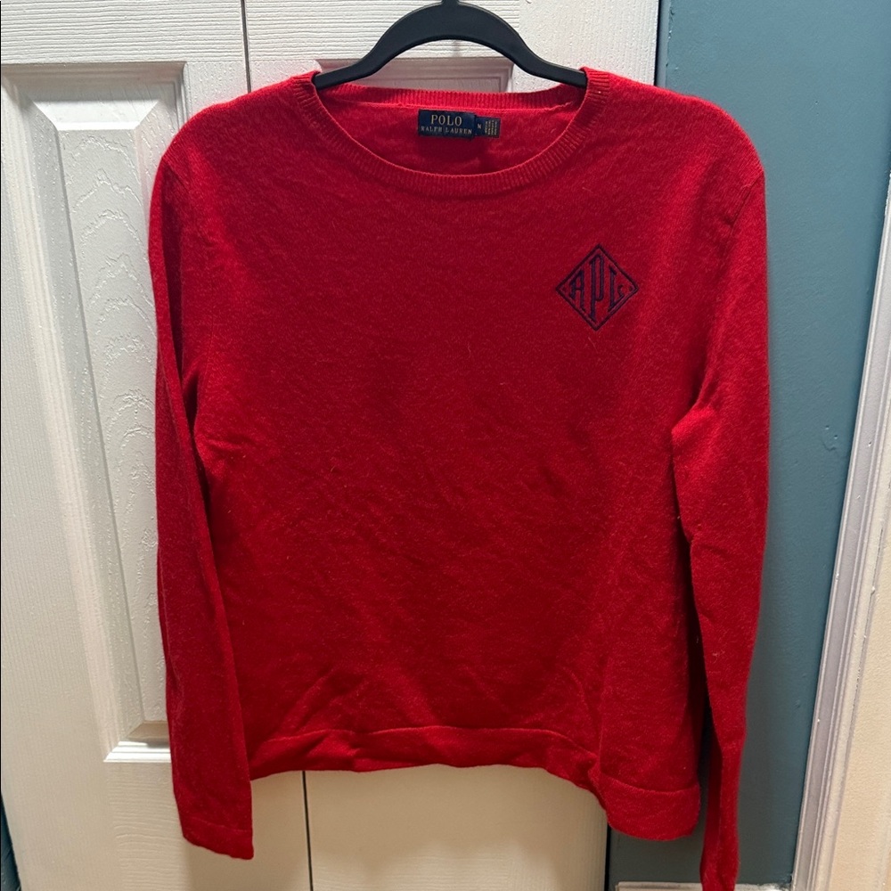 Women’s Ralph Lauren Vibrant Red Knit Top